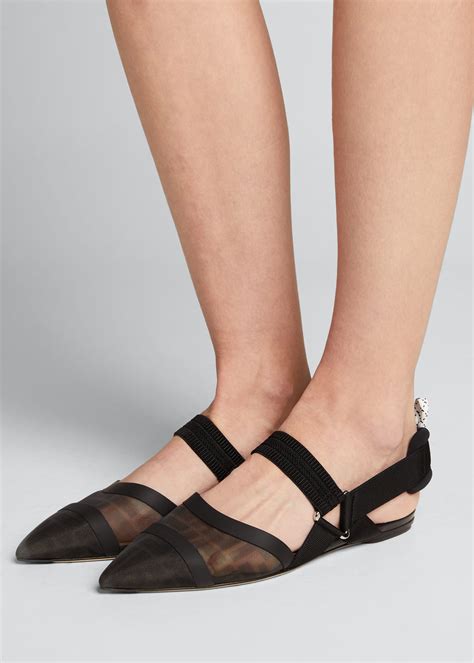 fendi flats mesh|Colibrì .